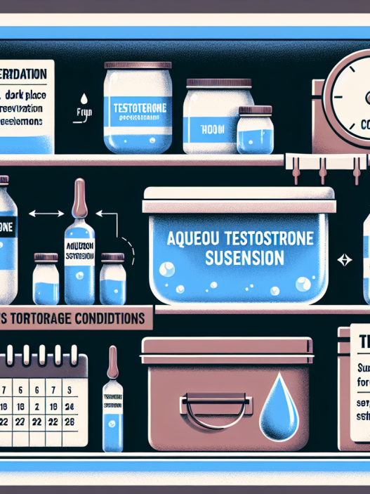 Optimale Lagerung und Haltbarkeit von Wassrige suspension von testosteron: Expertenrat und Tipps