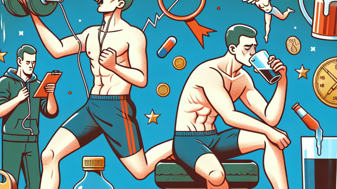 Alkohol und seine Auswirkungen auf die Wirkung von Vardenafil im Sport.