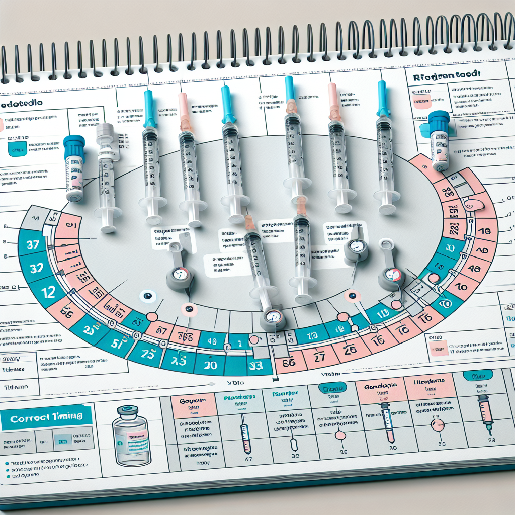 Die richtigen Zeitpunkte zur Injektion von Gonadotropin