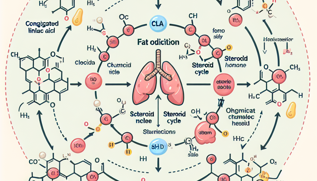 Schlüsselrolle von CLA bei der Fettoxidation im Steroidzyklus erklären